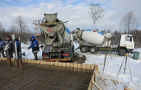 Строительство насосной станции и электрических сетей