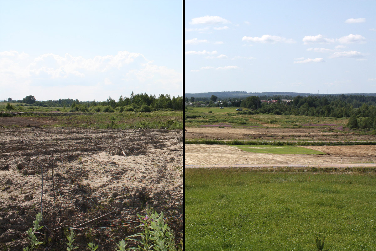 ИЮНЬ-ИЮЛЬ 2013 – ДО ВЕРТИКАЛЬНОЙ ПЛАНИРОВКИ И ПОСЛЕ