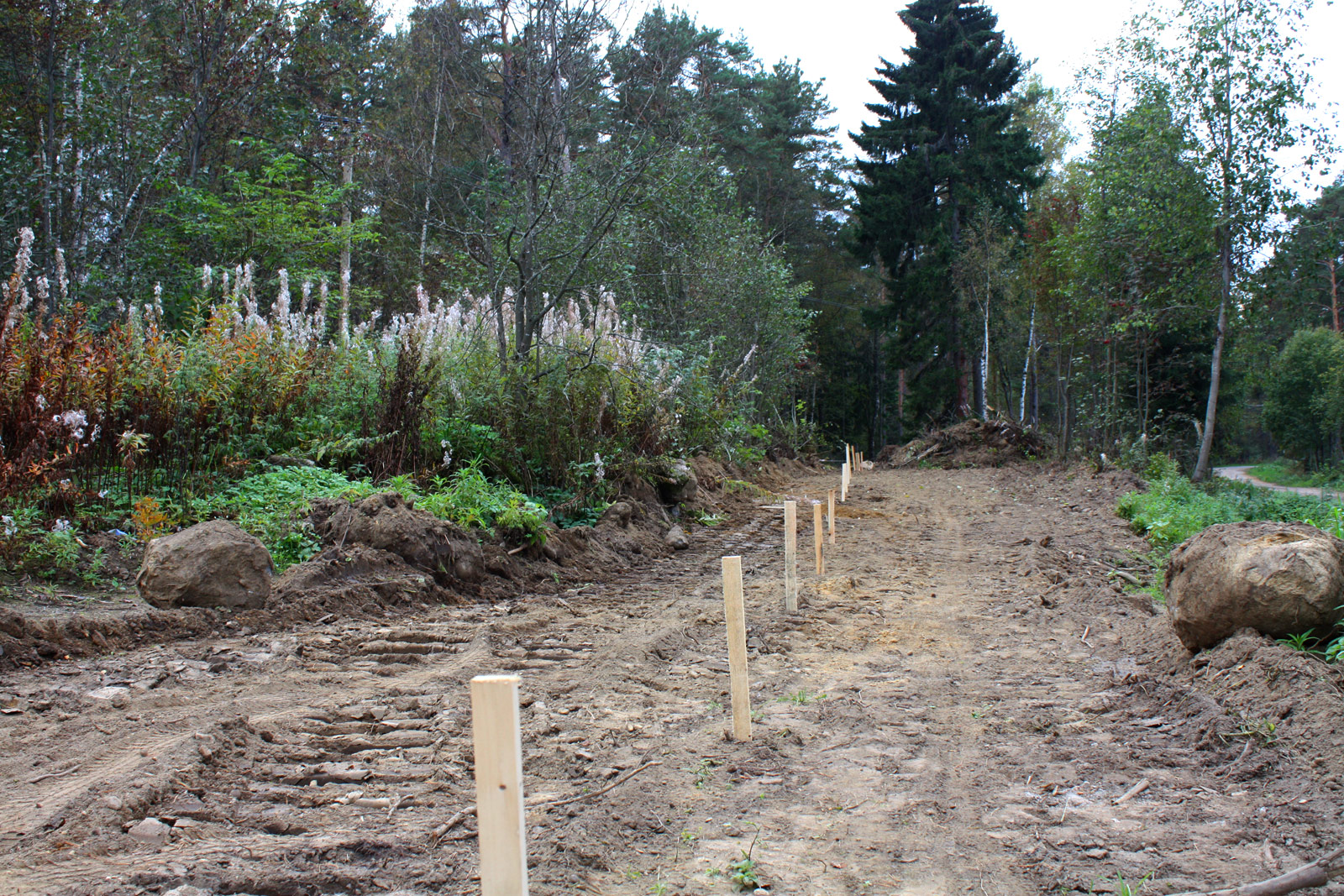 Линия забора